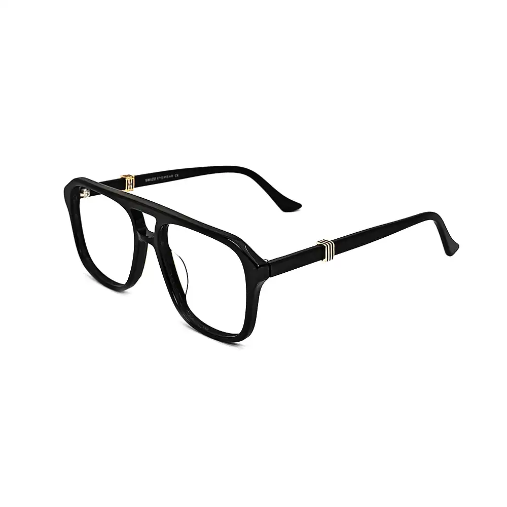 Black Modern Pilot Eyeglasses - 1494S 4 Buy Black Modern Pilot Eyeglasses Online