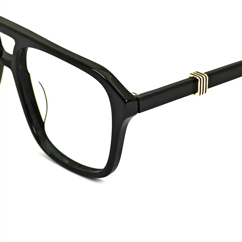 Black Modern Pilot Eyeglasses - 1494S 5 Buy Black Modern Pilot Eyeglasses Online