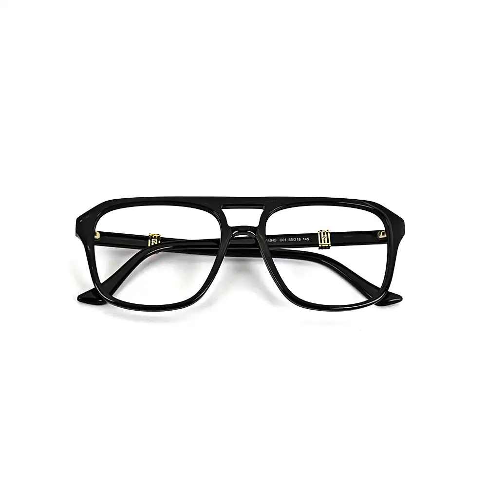Black Modern Pilot Eyeglasses - 1494S 7 Buy Black Modern Pilot Eyeglasses Online