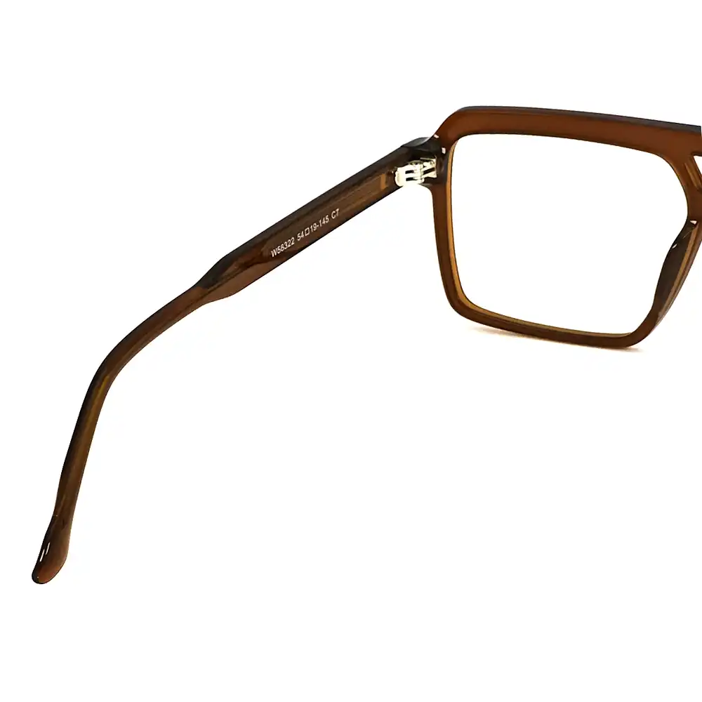 Brown Bold Pilot Eyeglasses - 56322 7 Buy Brown Bold Pilot Eyeglasses Online