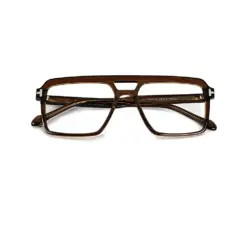Brown Bold Pilot Eyeglasses - 56322 16 Buy Brown Bold Pilot Eyeglasses Online