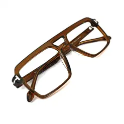 Brown Bold Pilot Eyeglasses - 56322 17 Buy Brown Bold Pilot Eyeglasses Online