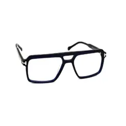 Buy Dark Blue Bold Pilot Eyeglasses Online