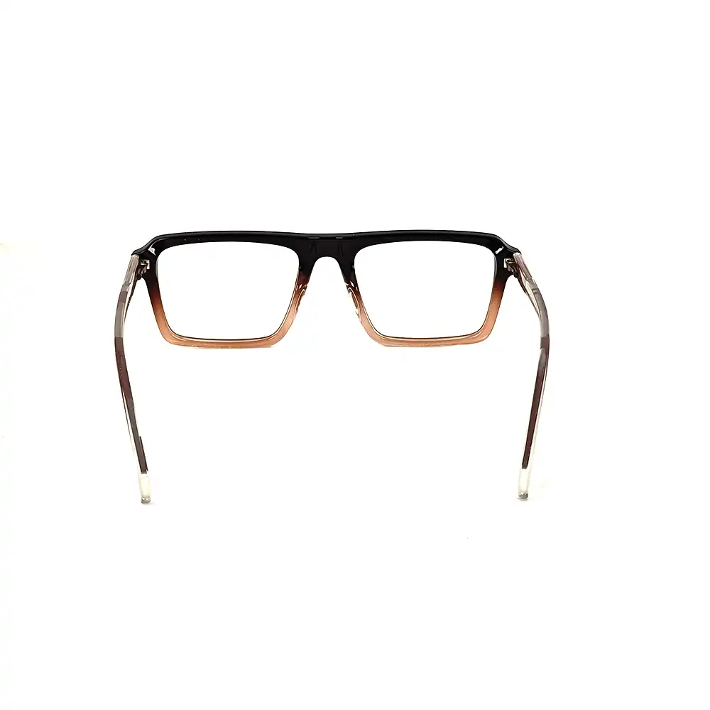Modern Brown Dual Tone Eyeglasses - 252801 5 Buy Modern Brown Dual Tone Eyeglasses Online