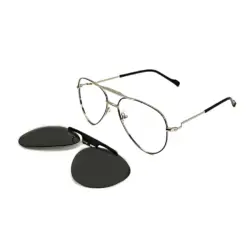 Buy Silver Turban Fit Clip-on Eyeglasses Online