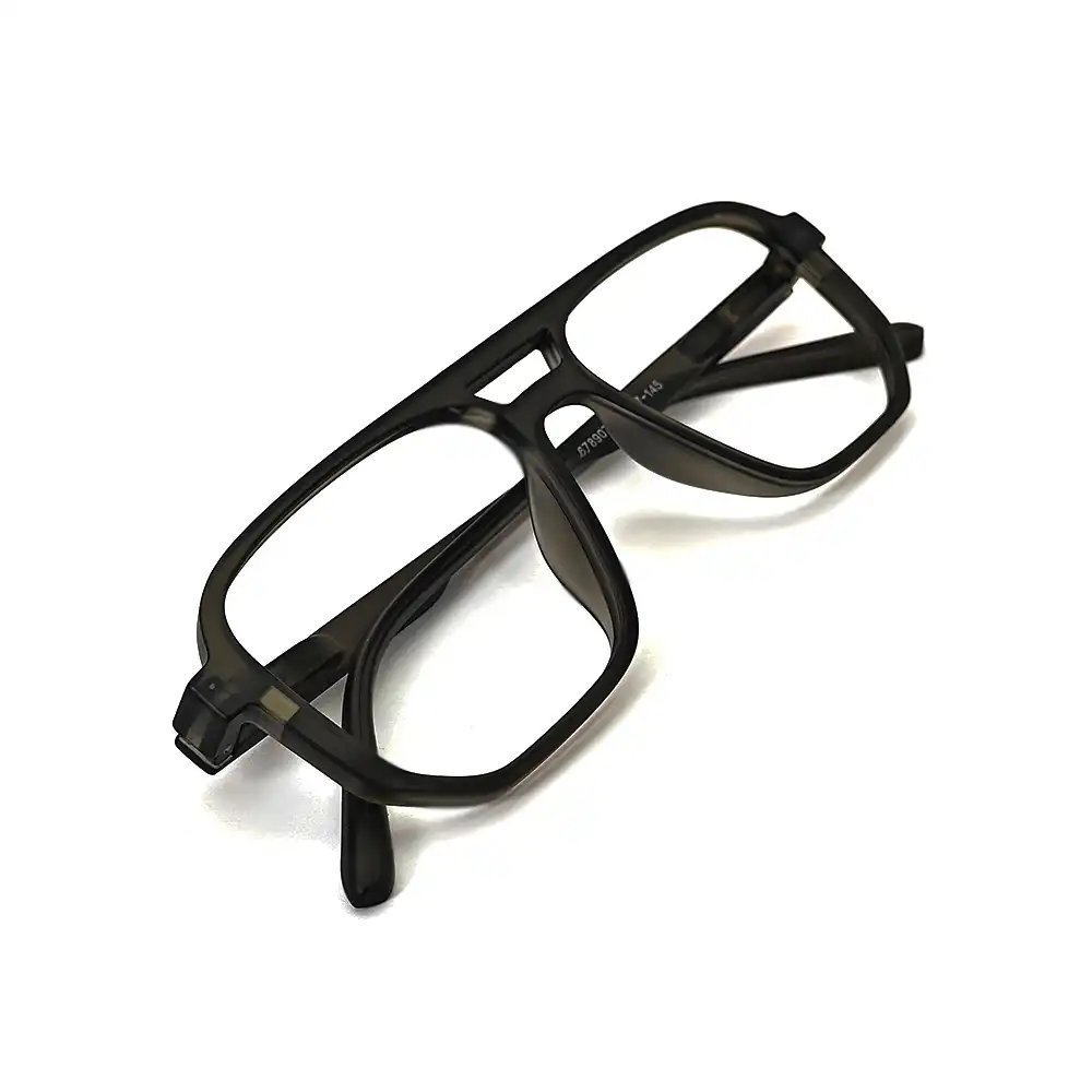 Compact Grey Clip-on Eyeglasses - 678907 9 Compact Grey Clip-on Eyeglasses
