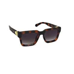 Daniel Morris Leopard Brown Sunglasses