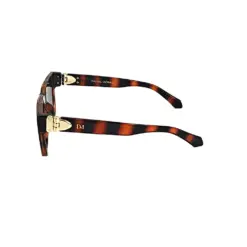Daniel Morris Leopard Brown Sunglasses
