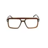 Buy Brown Bold Pilot Eyeglasses Online