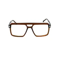 Buy Brown Bold Pilot Eyeglasses Online