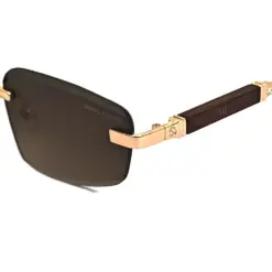 Latest Brown Rimless Sunglasses online