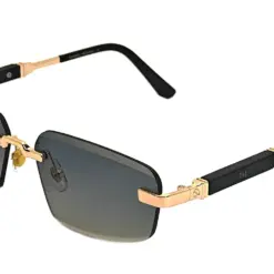 Latest Golden Rimless Sunglasses online