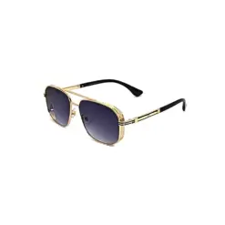Latest Golden-Black Aviator Sunglasses