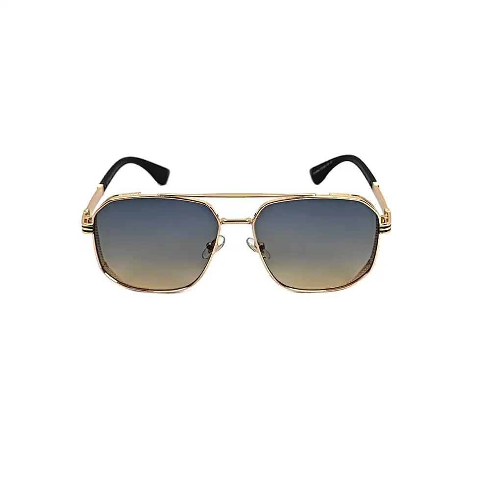 Latest Golden-Grey Aviator Sunglasses -35044 2 Golden-Grey Aviator Sunglasses Online
