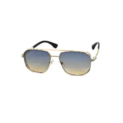 Latest Golden-Grey Aviator Sunglasses -35044 9 Golden-Grey Aviator Sunglasses Online