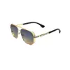 Golden-Grey Aviator Sunglasses Online