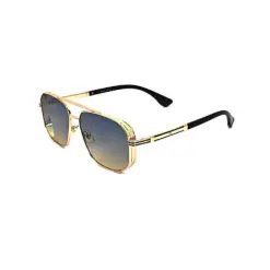 Golden-Grey Aviator Sunglasses Online