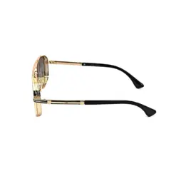 Latest Golden-Grey Aviator Sunglasses -35044 13 Golden-Grey Aviator Sunglasses Online