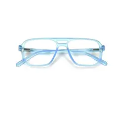 Sky Blue Clip-on Eyeglasses - 678907 16 Sky Blue Clip-on Eyeglasses