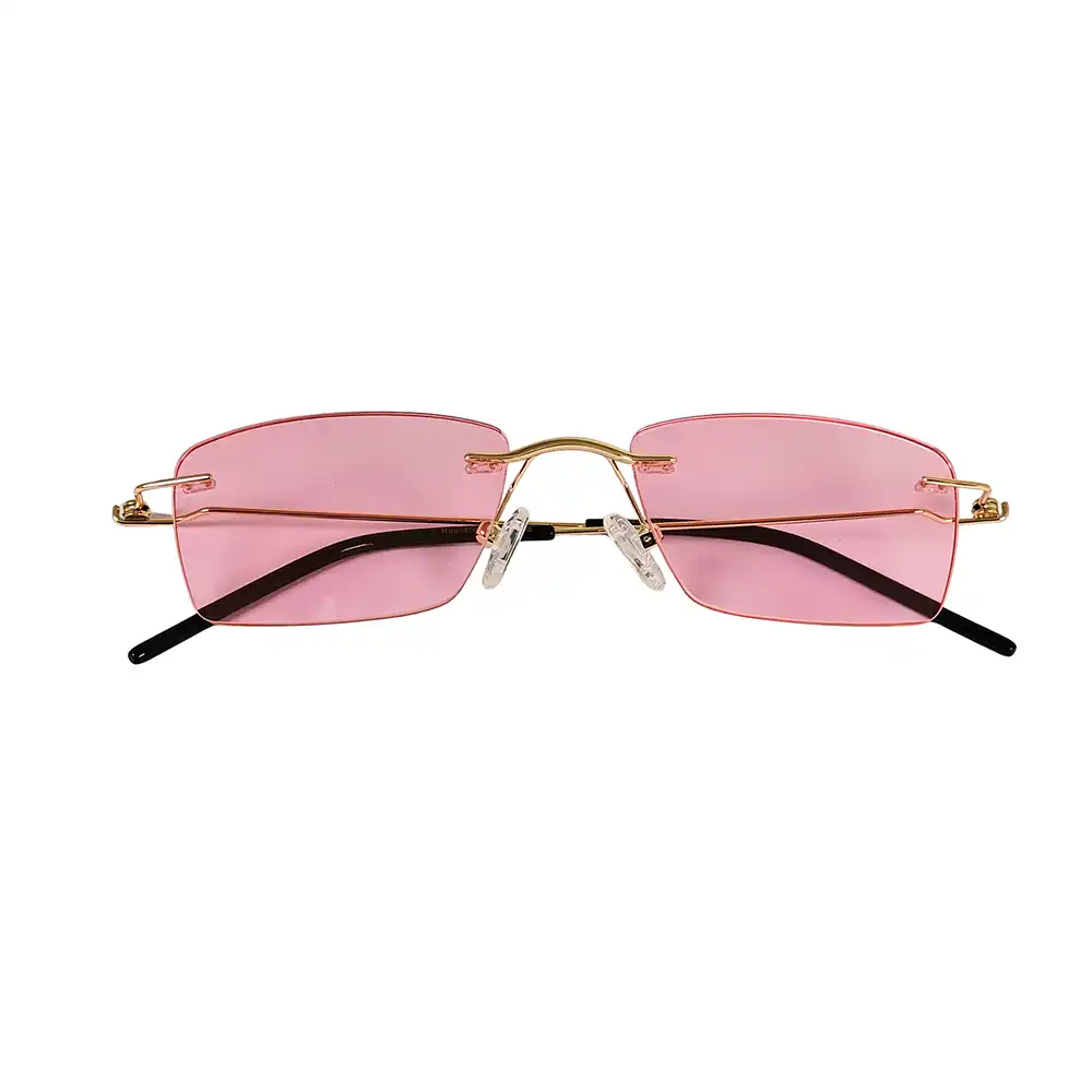 Wine Rimless Turban Fit Sunglasses - 4186s 4 Wine Rimless Turban Fit Sunglasses