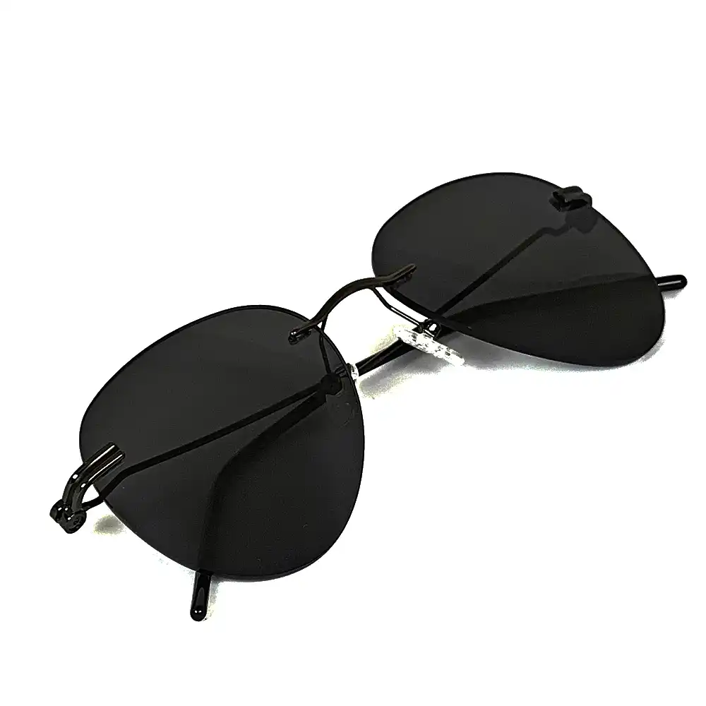 Black Turban Fit Aviator Sunglasses - 4220s 7 Black Turban Fit Aviator Sunglasses