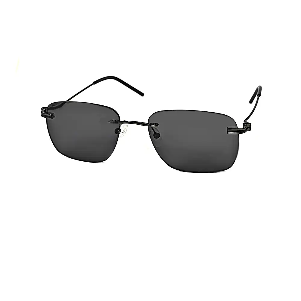 Black Turban Fit Rimless Sunglasses - 4221S 3 bLACK Turban Fit Rimless Sunglasses