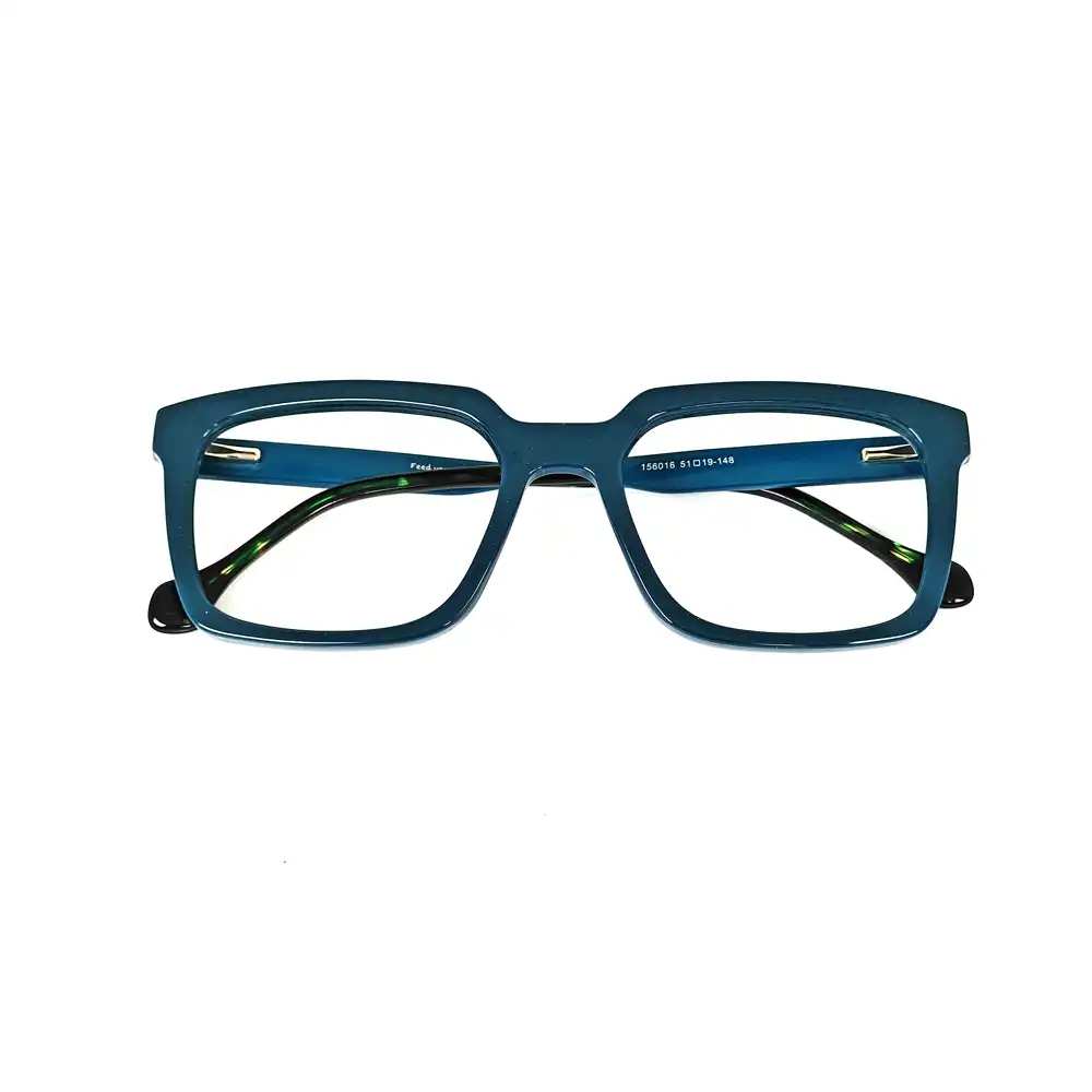 Bold Modern Green Eyeglasses - 156016 8 Bold Modern Green Eyeglasses