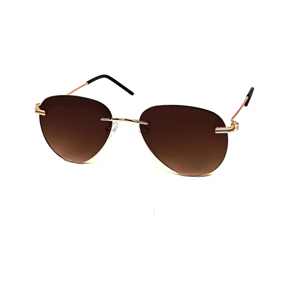 Brown Turban Fit Aviator Sunglasses - 4220s 3 BrownTurban Fit Aviator Sunglasses