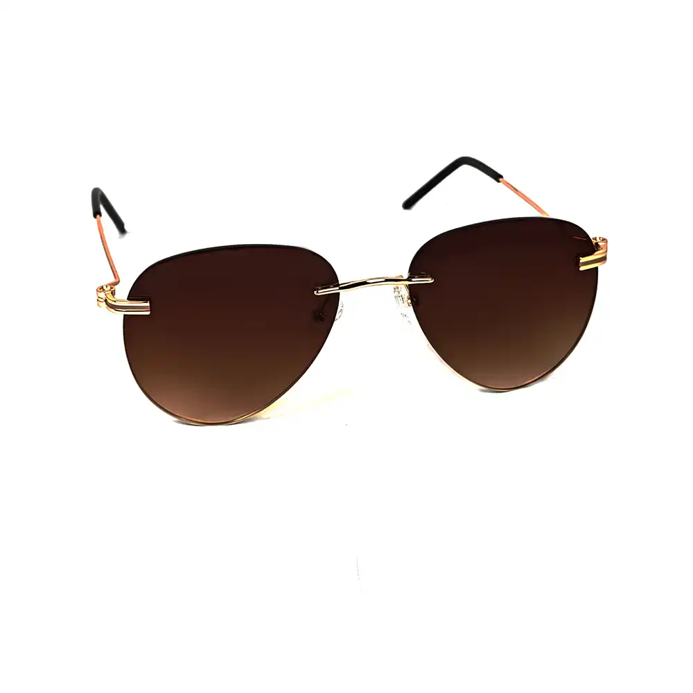 Brown Turban Fit Aviator Sunglasses - 4220s 4 BrownTurban Fit Aviator Sunglasses
