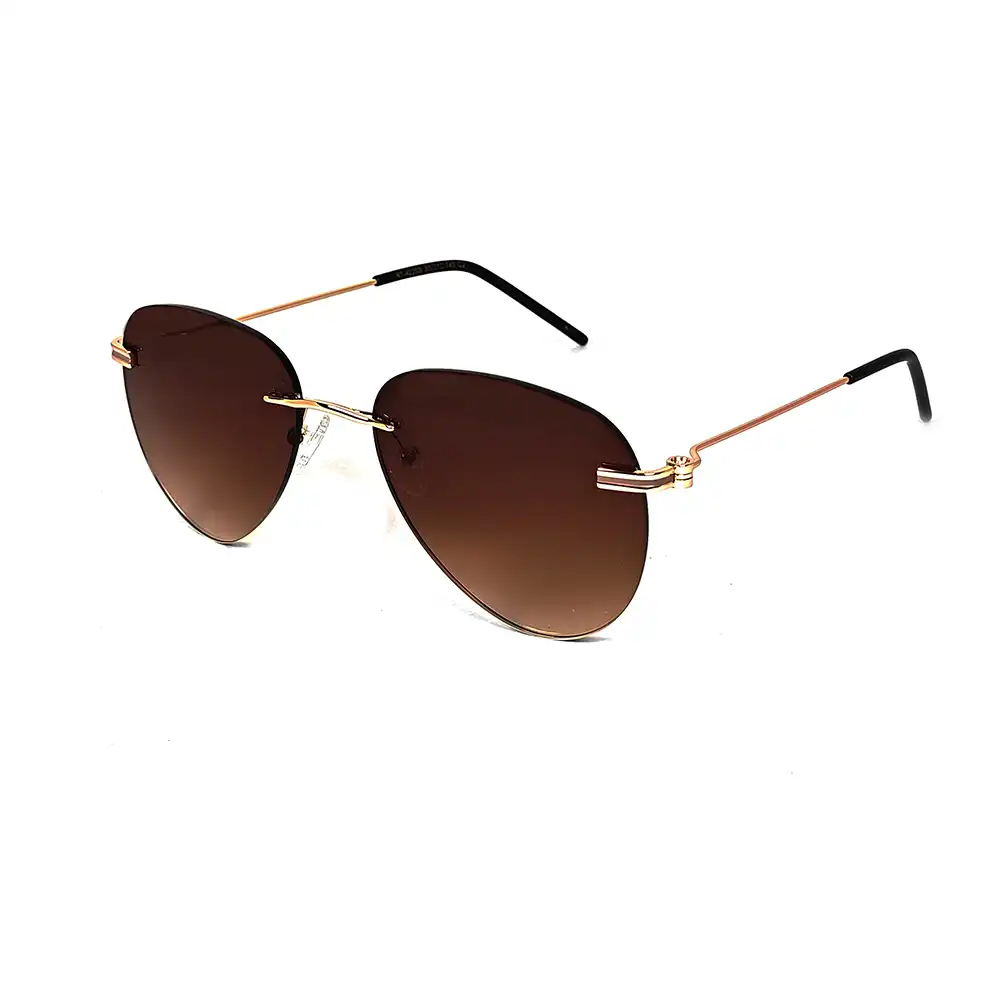 Brown Turban Fit Aviator Sunglasses - 4220s 1 BrownTurban Fit Aviator Sunglasses