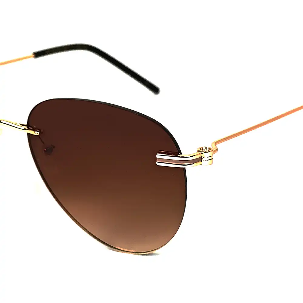 Brown Turban Fit Aviator Sunglasses - 4220s 6 BrownTurban Fit Aviator Sunglasses