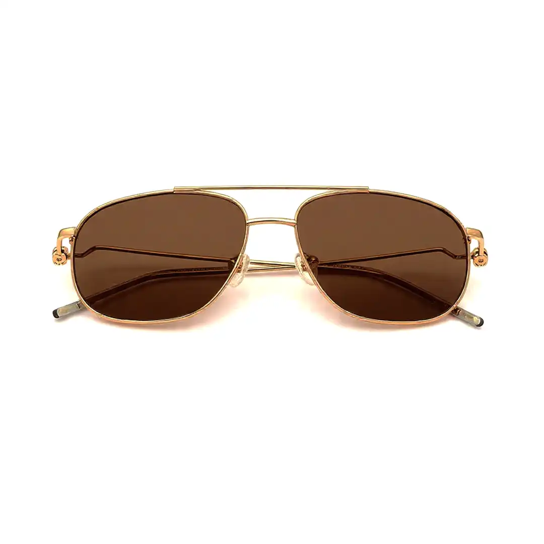 Brown Modern Turban Sunglasses - 20016 3 Brown Modern Turban Sunglasses
