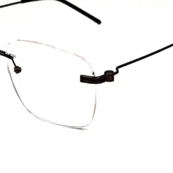 Brown Turban fit Rimless Eyeglasses - 4221 10 Brown Turban fit Rimless Eyeglasses