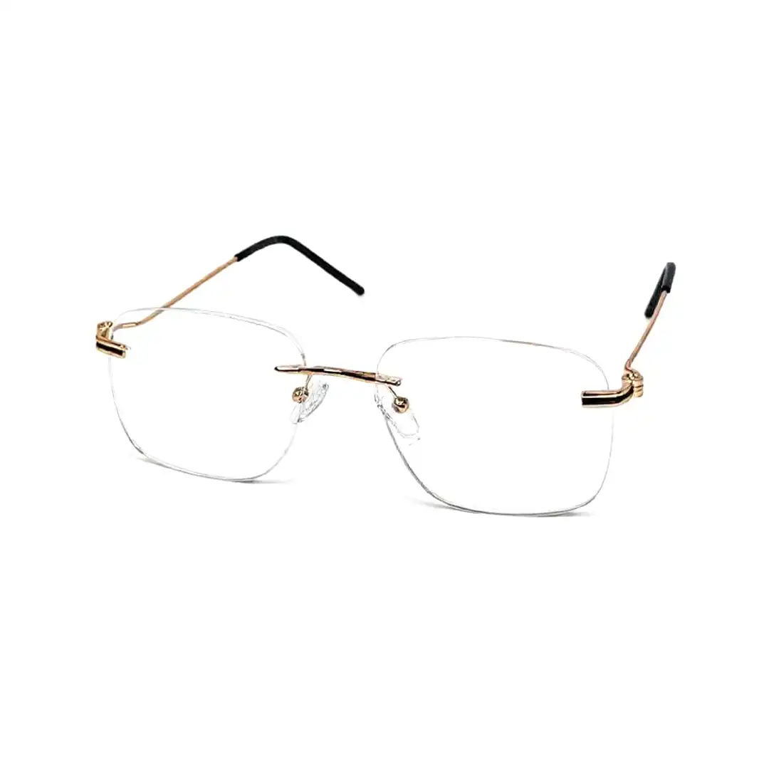 Golden Turban fit Rimless Eyeglasses - 4221 4 Buy Golden Turban fit Rimless Eyeglasses Online