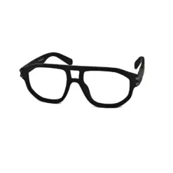 Buy Swiss Black Bold Modern Eyeglasses Online