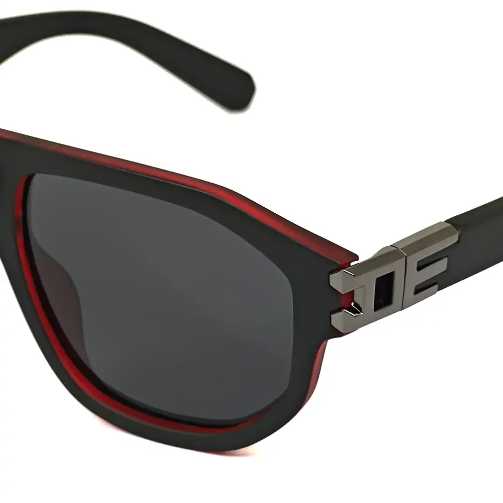 Swiss Black Red Modern Sunglasses - 82114 6 Buy Swiss Black Red Modern Sunglasses Online