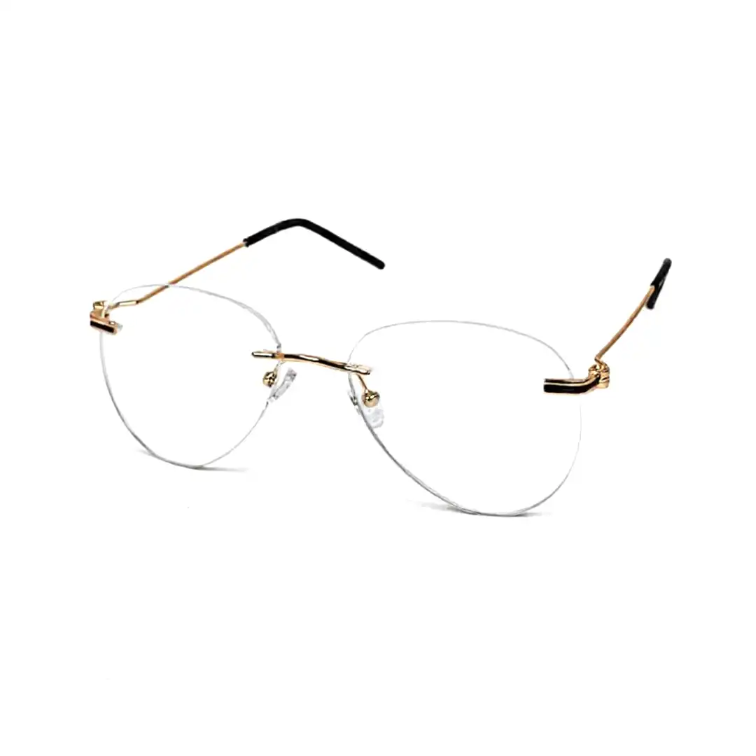 Golden Turban fit Rimless Aviator - 4220 4 Golden Turban fit Rimless Aviator
