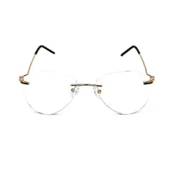 Best Eyewear Store Online for Eyeglasses & Sunglasses | Chashmah "चश्मा" 41 Golden Turban fit Rimless Aviator