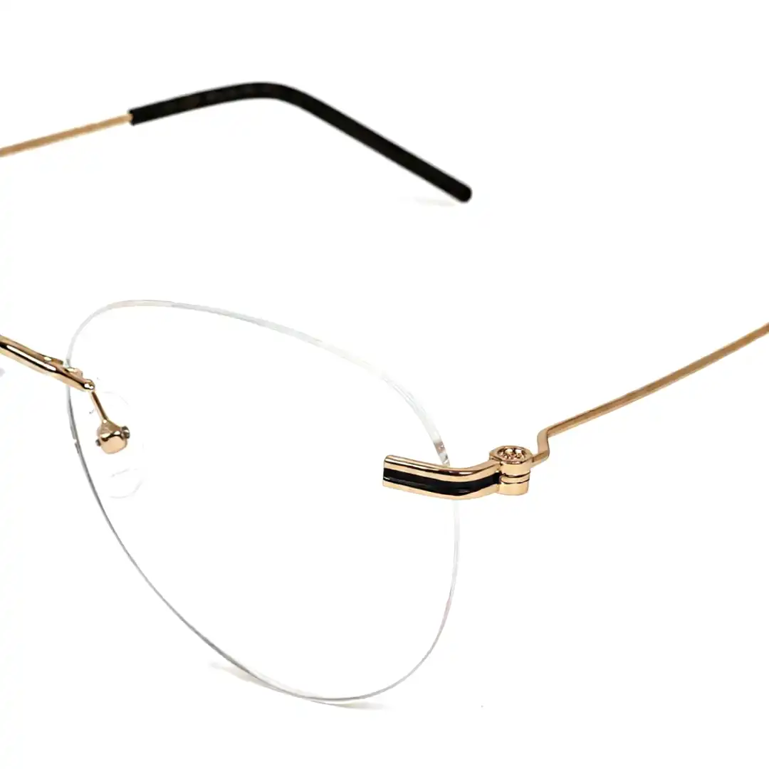 Golden Turban fit Rimless Aviator - 4220 5 Golden Turban fit Rimless Aviator