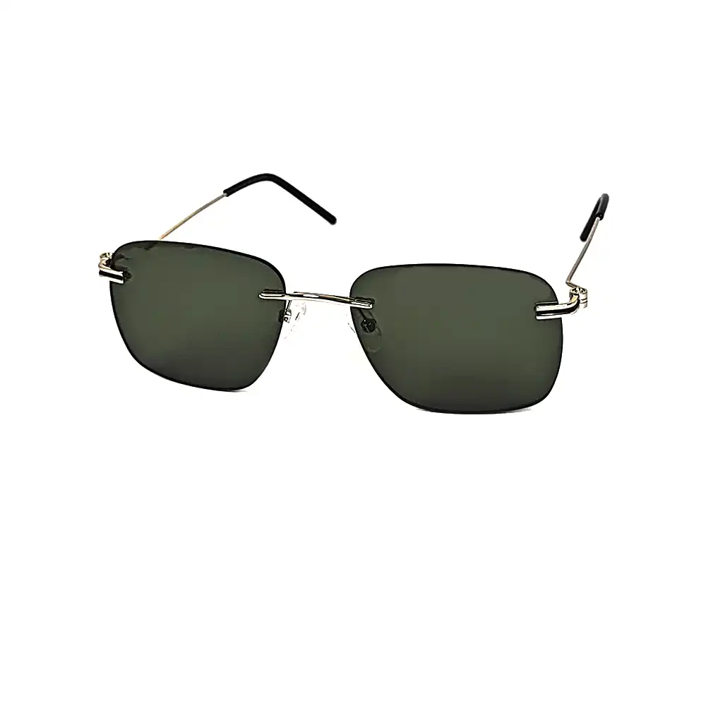Green Turban Fit Rimless Sunglasses - 4221S 3 Green Turban Fit Rimless Sunglasses