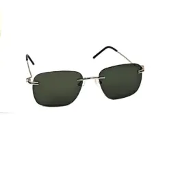Green Turban Fit Rimless Sunglasses - 4221S 10 Green Turban Fit Rimless Sunglasses