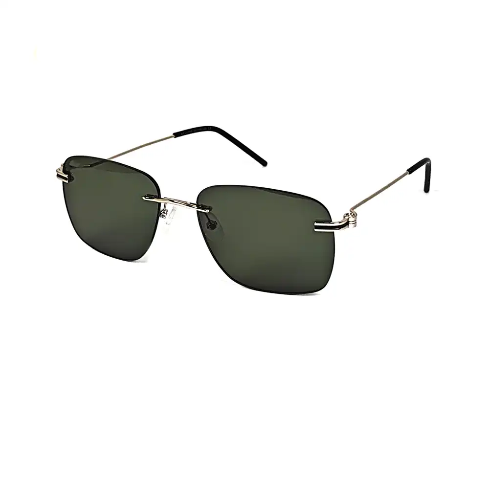 Green Turban Fit Rimless Sunglasses - 4221S 1 Green Turban Fit Rimless Sunglasses