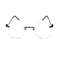 Best Eyewear Store Online for Eyeglasses & Sunglasses | Chashmah "चश्मा" 38 Gunblack Turban fit Rimless Aviator