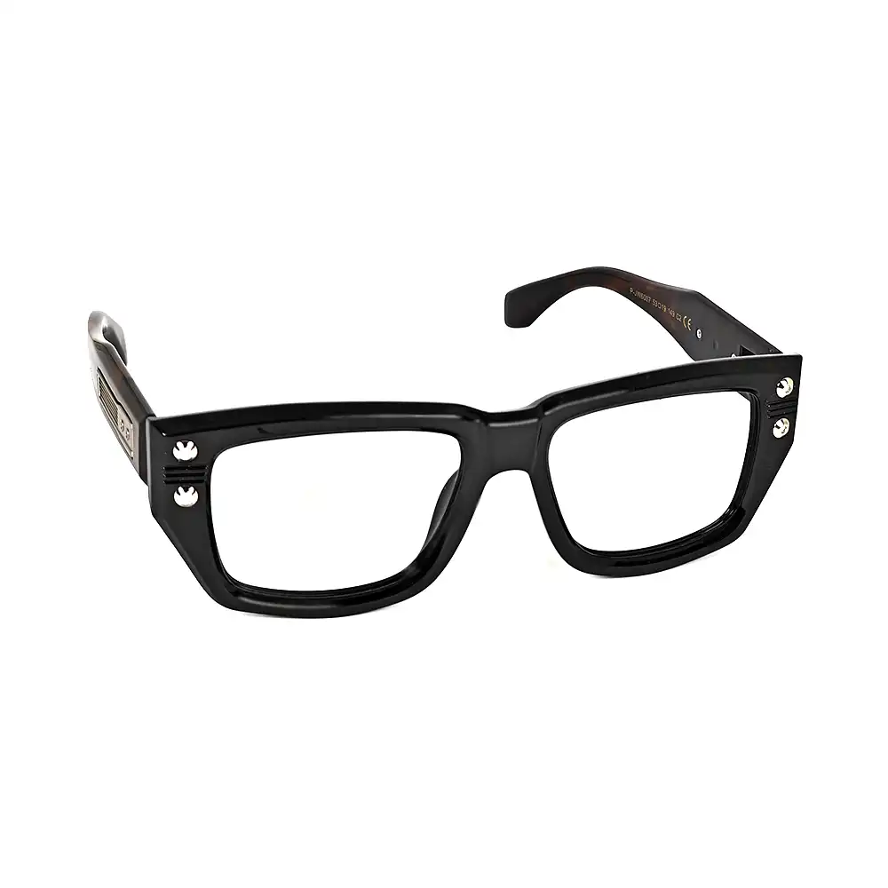 Modern Black Bold Eyeglasses - 6007 4 Modern Black Bold Eyeglasses online at chashmah.com