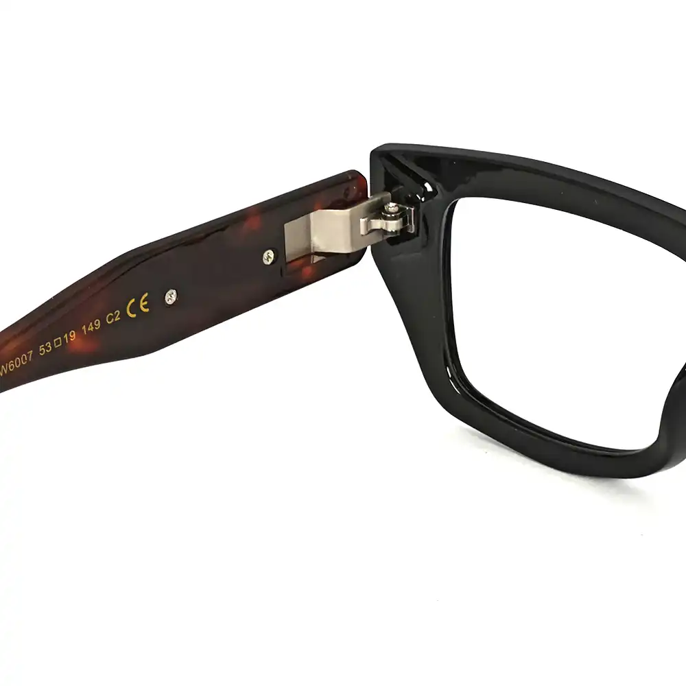 Modern Black Bold Eyeglasses - 6007 8 Modern Black Bold Eyeglasses online at chashmah.com