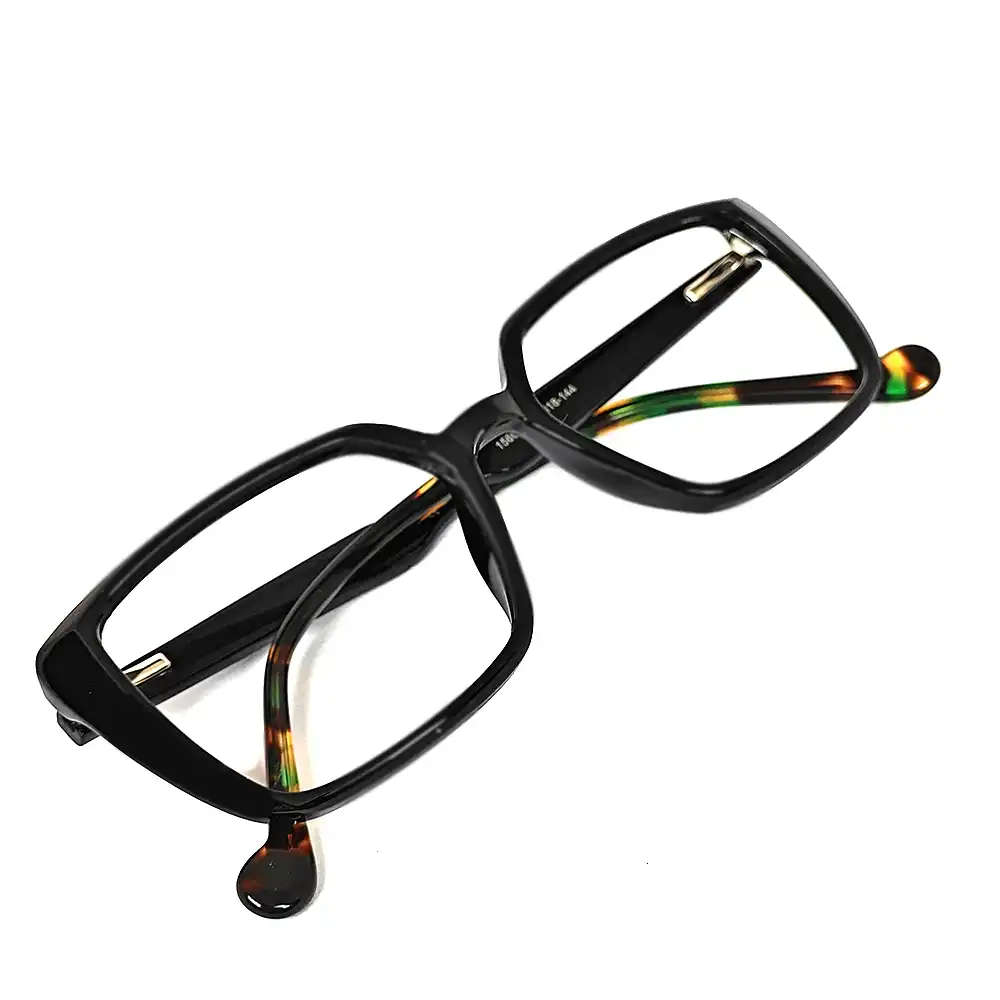 Modern Style Black Eyeglasses - 156017 9 Modern Style Black Eyeglasses