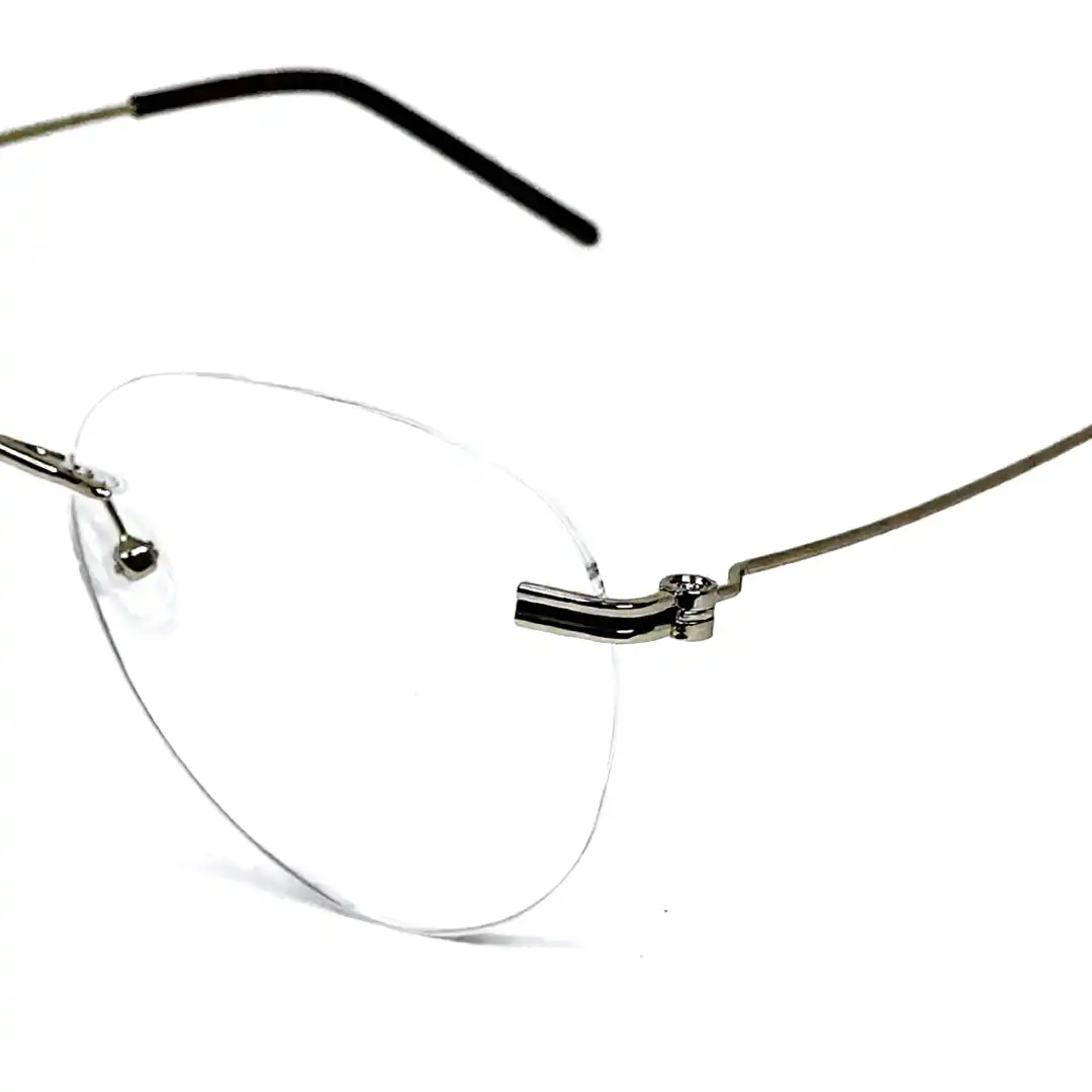 Silver Turban fit Rimless Aviator - 4220 5 Silver Turban fit Rimless Aviator