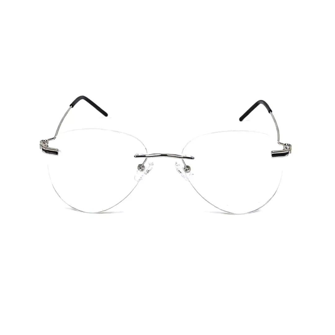 Silver Turban fit Rimless Aviator - 4220 2 Silver Turban fit Rimless Aviator