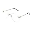 Silver Turban fit Rimless Aviator
