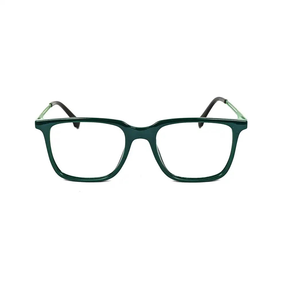 Square Modern Green Eyeglasses - 130006 1 Square Modern Green Eyeglasses
